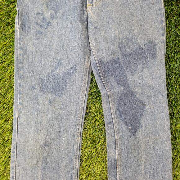 Vintage 80s LEE Riders Jeans 26x31 USA Union-Made Faded - Picture 3 of 16